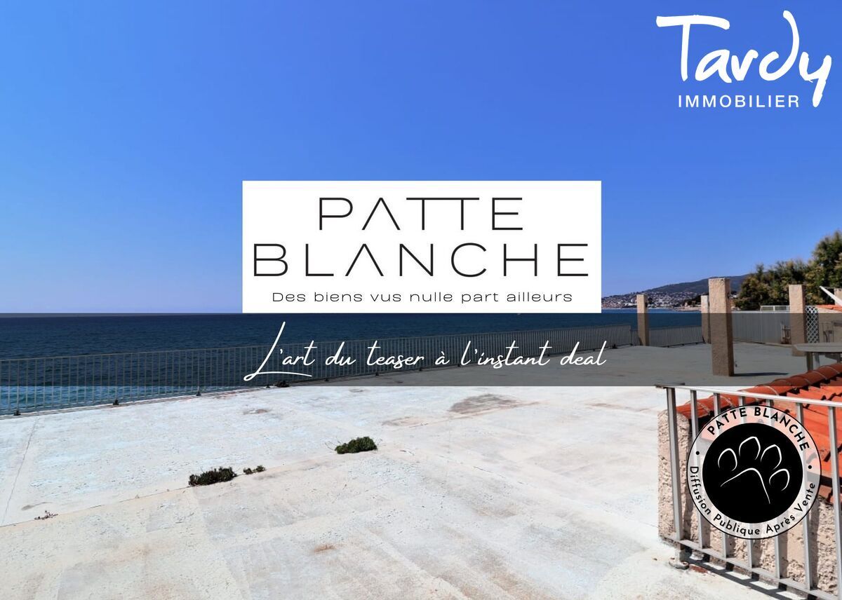 Pieds dans l'eau, vue mer  Fontsainte - LA CIOTAT 13600 - La Ciotat - PATTE BLANCHE - La Ciotat villa pieds dans l'eau vue mer Off market - TARDY IMMOBILIER