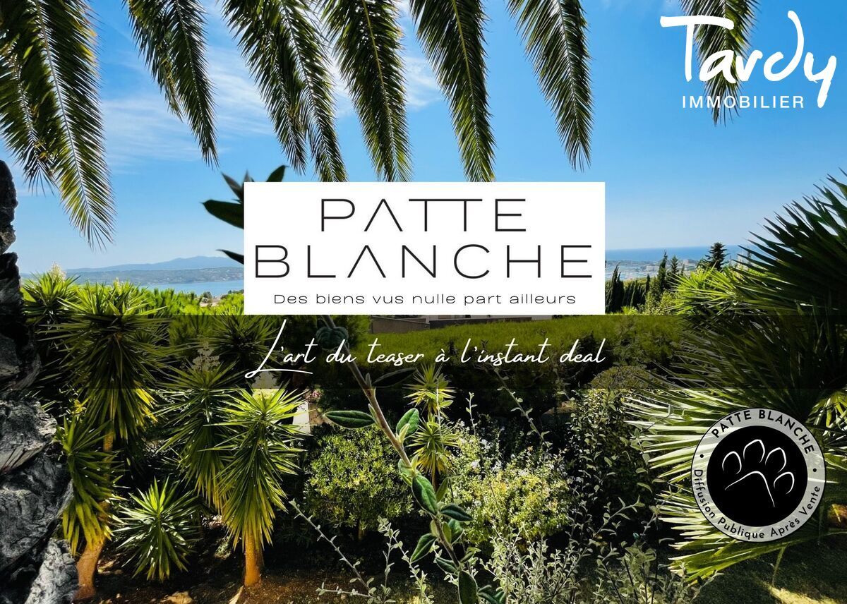 Vue mer panoramique - 83150 BANDOL - Bandol - TARDY IMMOBILIER - Villa vue mer Bandol Patte Blanche Accs priv