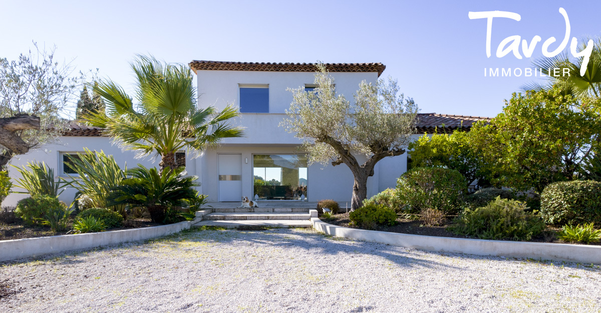 Contemporaine vue campagne et mer, proche centre - 83270 SAINT-CYR-SUR-MER  - Saint-Cyr-sur-Mer - Villa vue mer st cyr sur mer