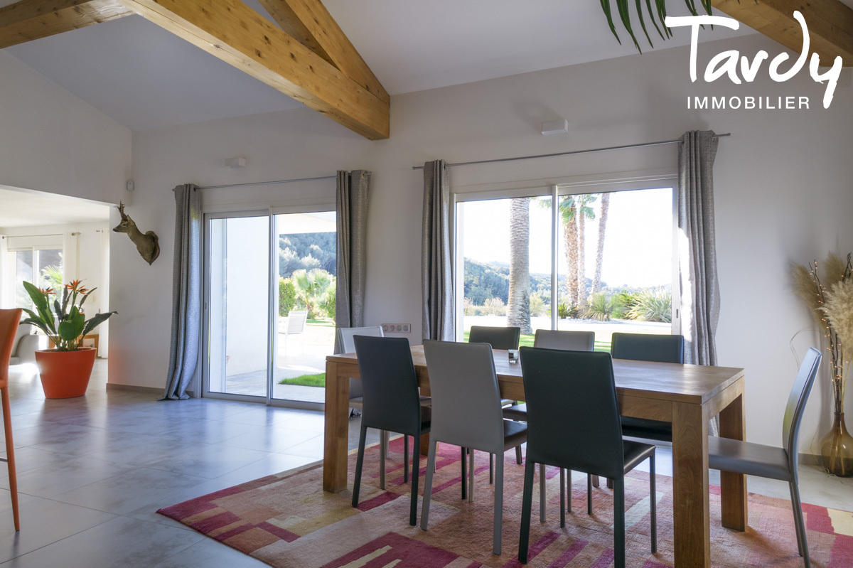 Contemporaine vue campagne et mer, proche centre - 83270 SAINT-CYR-SUR-MER  - Saint-Cyr-sur-Mer - Villa contemporaine saint Cyr sur Mer