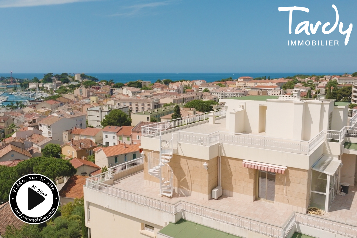 Appartement toit-terrasse, vue mer panoramique - 83150 BANDOL - Bandol