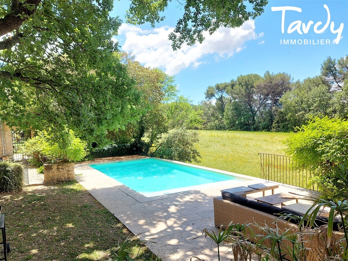 Mas en pierre avec maison d'amis - Charme de l'ancien - 84160 LOURMARIN - Vaugines