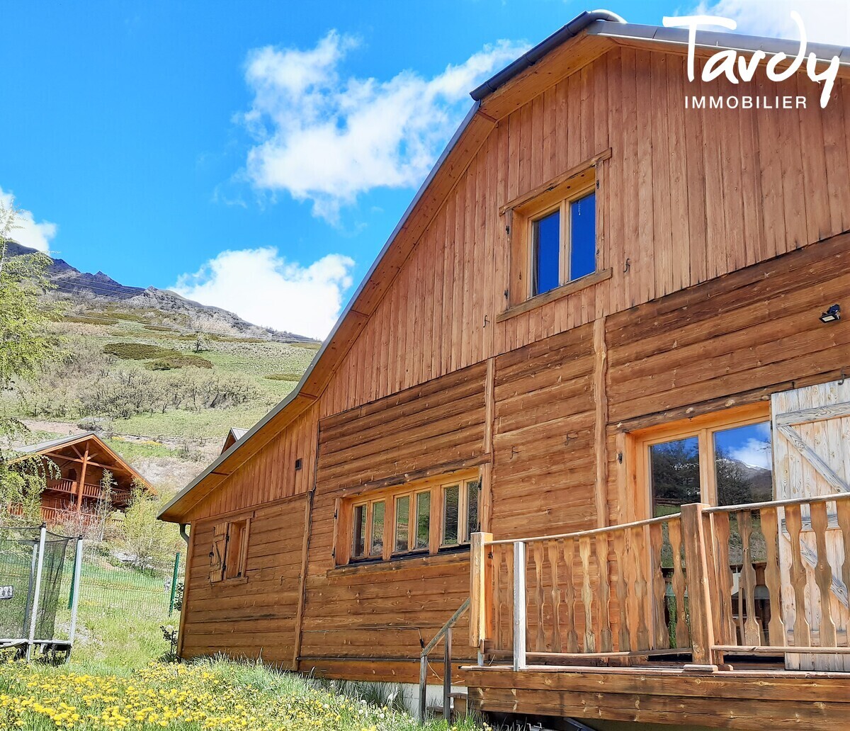 Chalet rcent - vue panoramique - 04530 SAINT PAUL SUR UBAYE - Barcelonnette - chalet au calme proche Vars