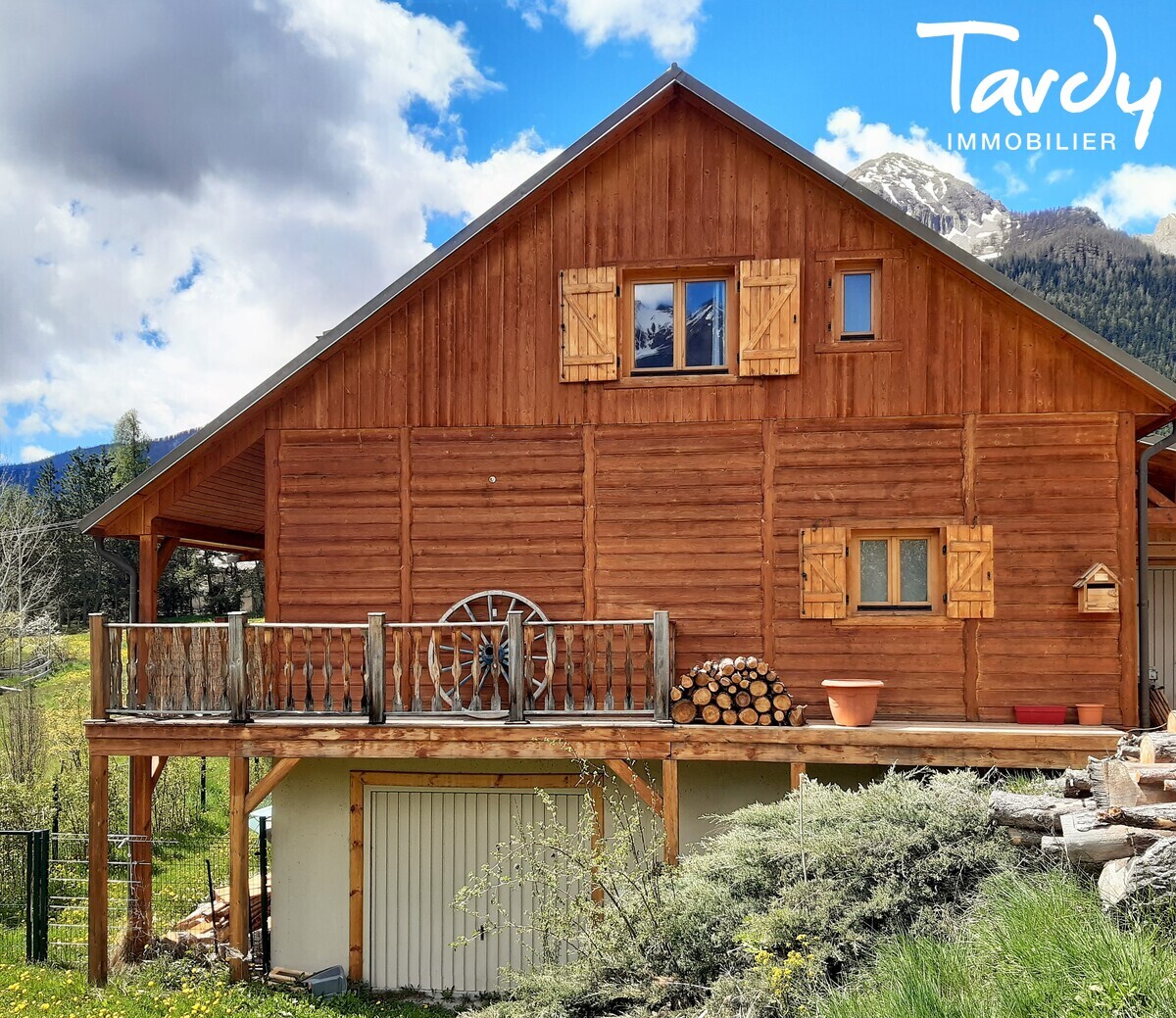 Chalet rcent - vue panoramique - 04530 SAINT PAUL SUR UBAYE - Barcelonnette