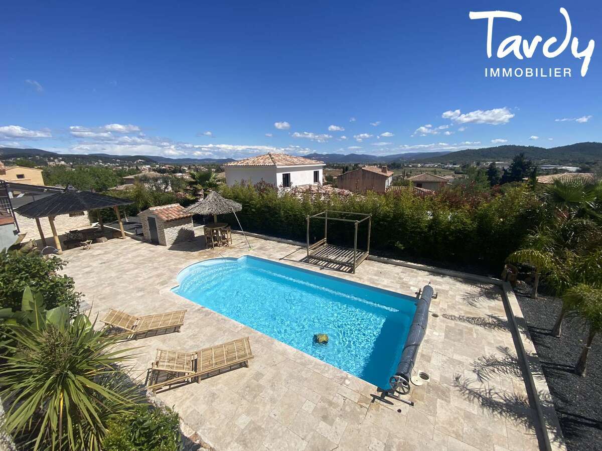 Villa neuve de plain-pied, calme et piscine  83390 CUERS - Pierrefeu-du-Var - Villa neuve plain pied Hyres Cuers Tardy Immobilier