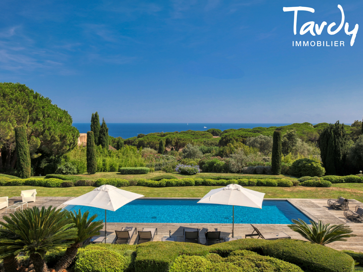 Maison Contemporaine - Vue Mer au calme - 83990 SAINT-TROPEZ  - Saint-Tropez - Maison de luxe avec piscine Saint Tropez Tardy Immobilier