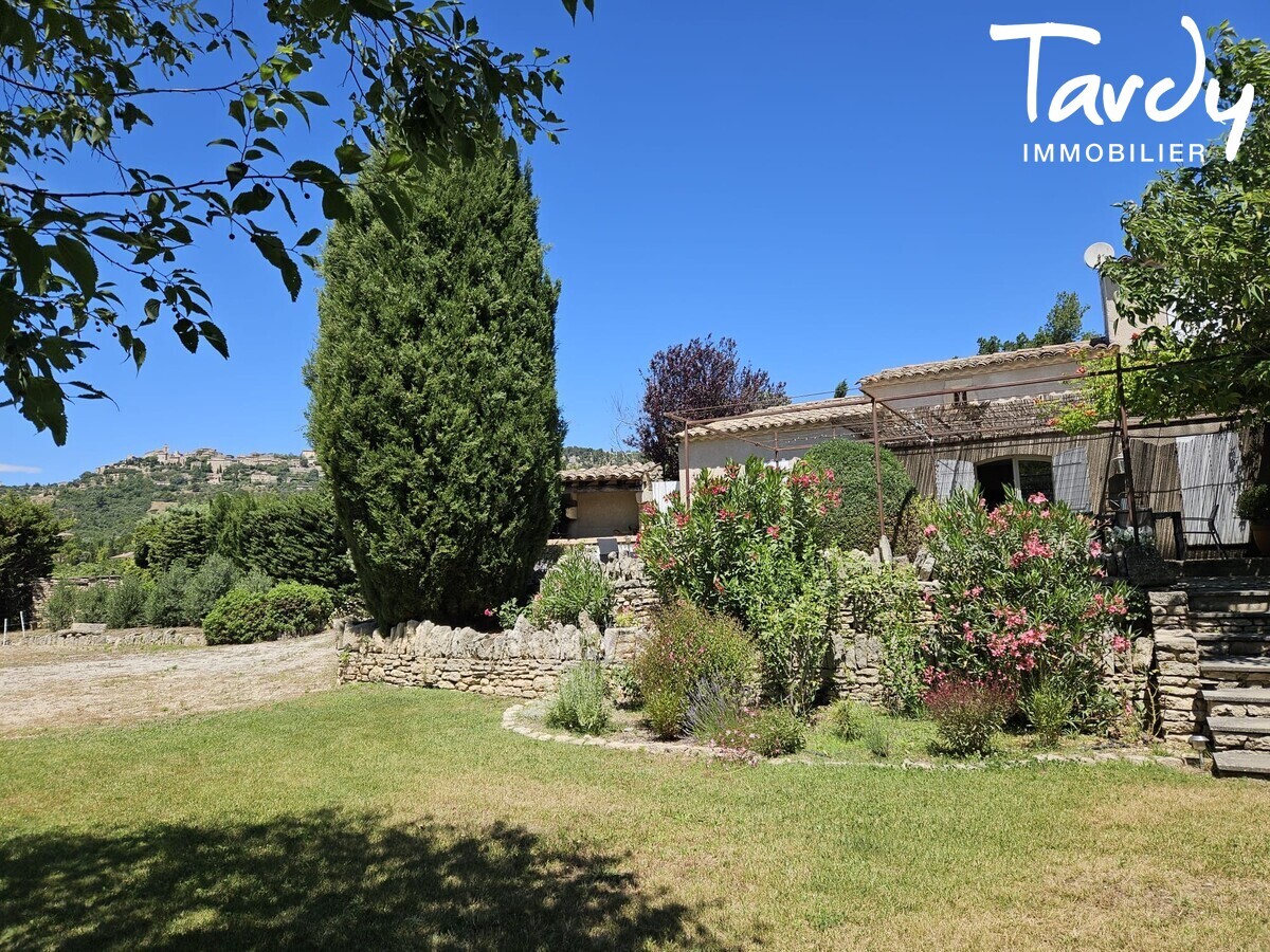 Maison familiale sur grand terrain - 84220 GORDES - Gordes - Villa grand terrain  Gordes - Tardy-Immobilier