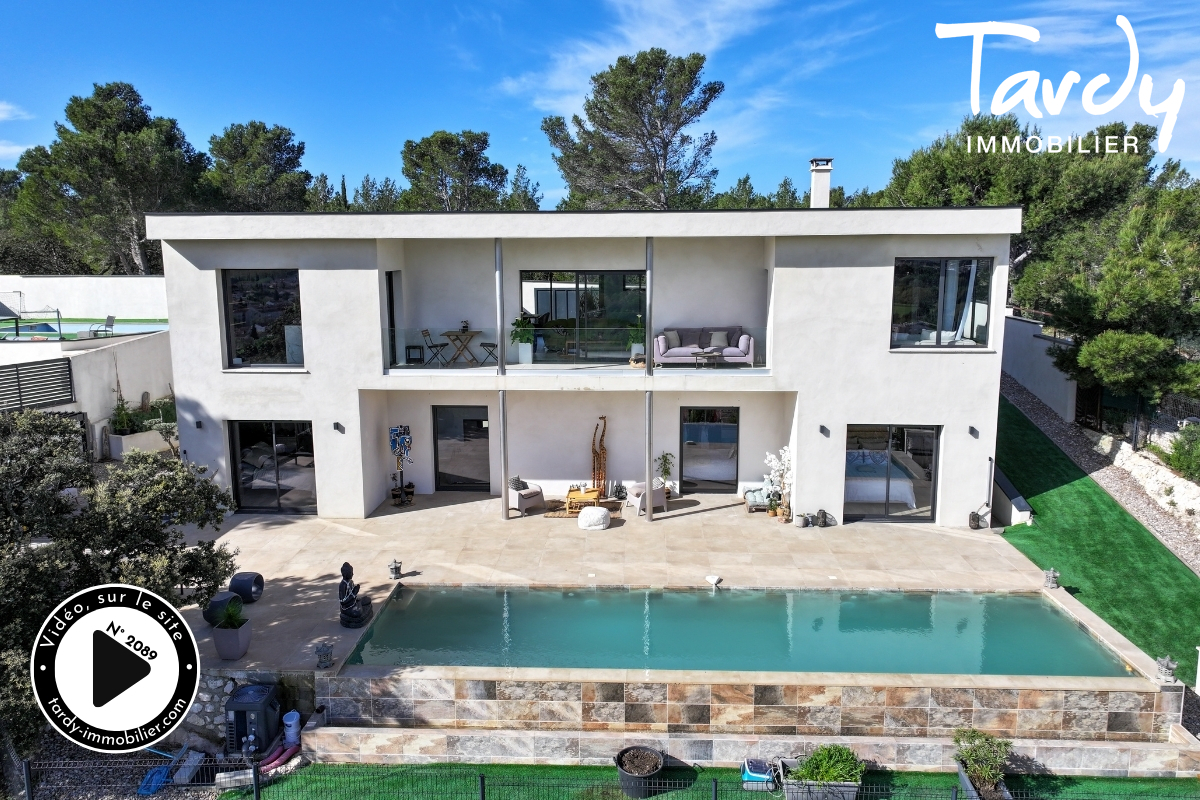 Villa contemporaine avec vue imprenable - 84270 VEDENE - VEDENE - Villa contemporaine Avignon