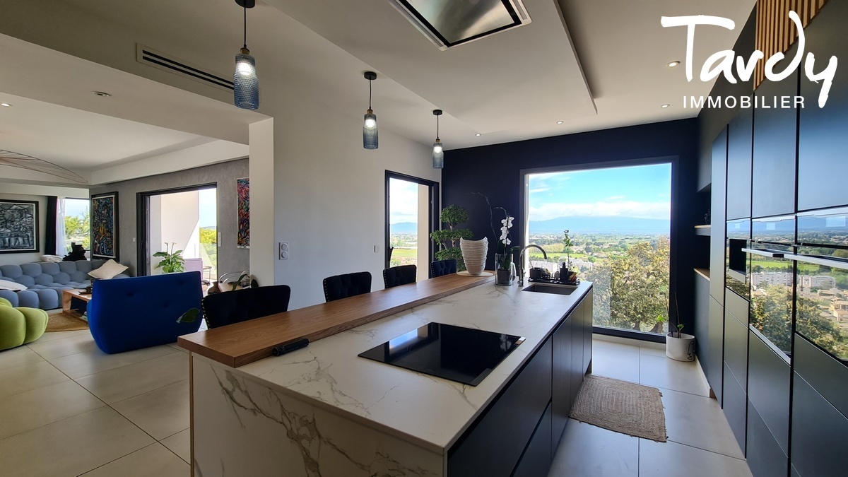 Villa contemporaine avec vue imprenable - 84270 VEDENE - VEDENE - cuisine quipe avignon