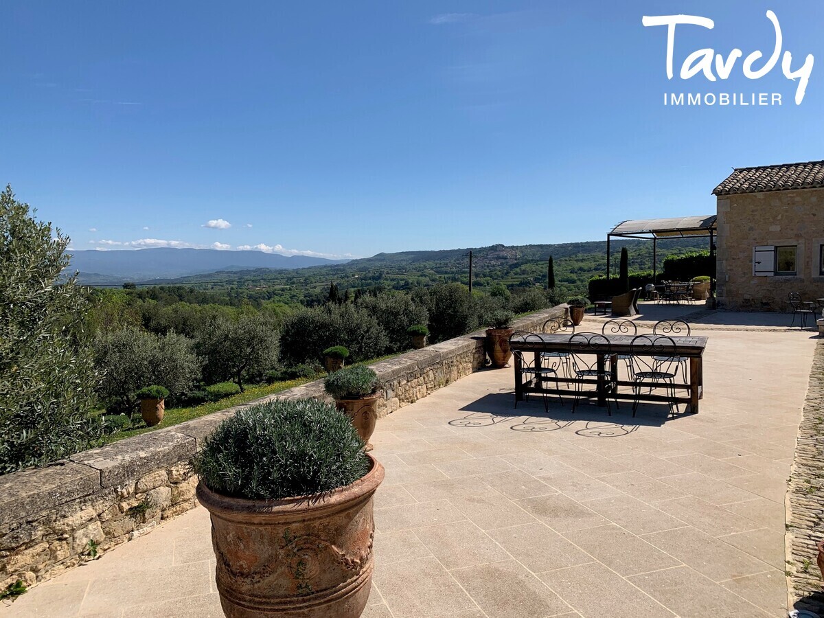 Splendide Mas en deux habitations avec vue sur le Mont Ventoux - 84480 BONNIEUX - Bonnieux