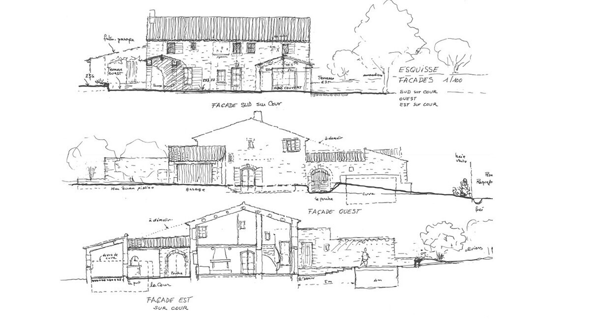 Ferme en pierre  rnover proche Lourmarin - 84360 LAURIS - Lourmarin