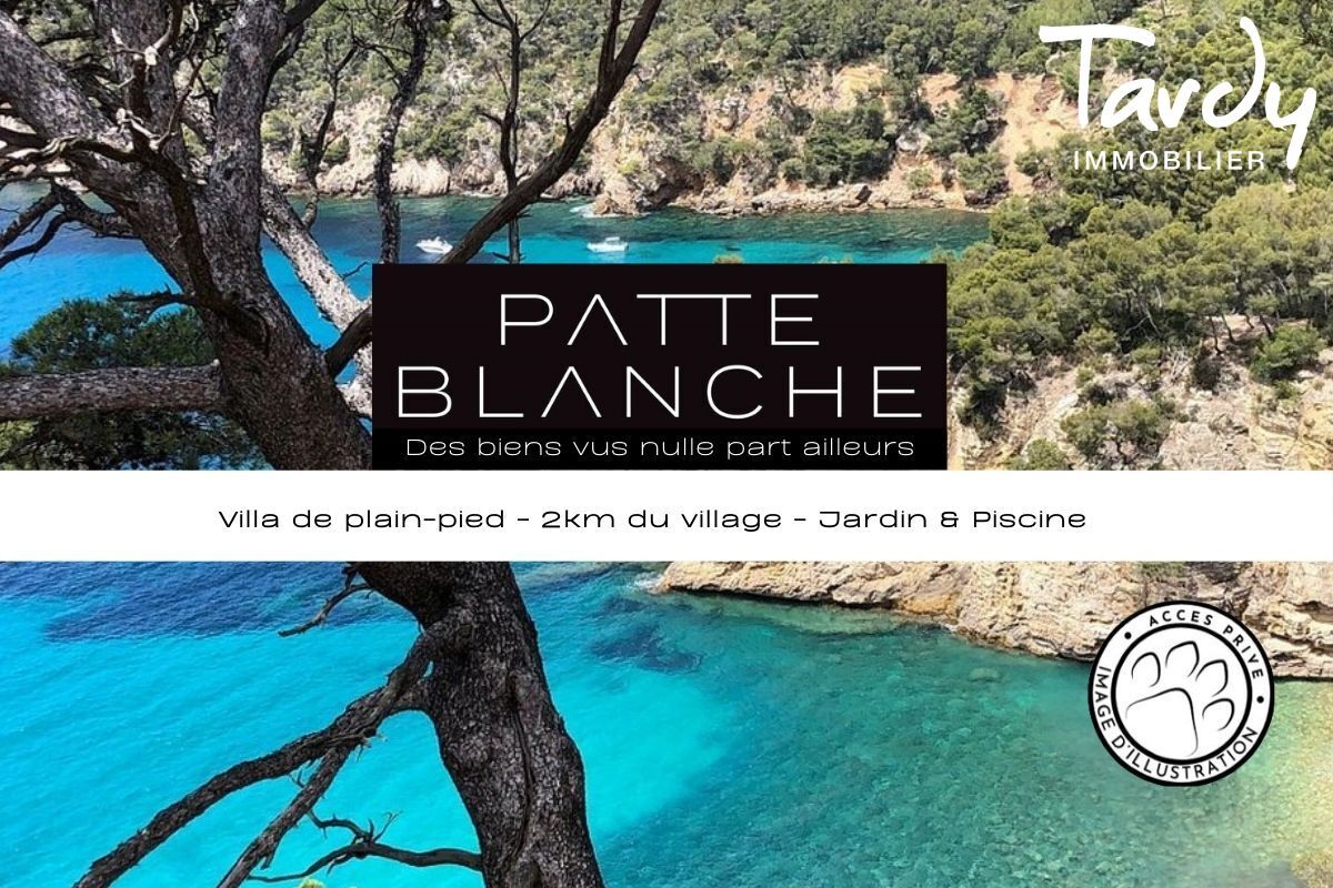 Villa en 2 apparts. Vue mer - Domaine priv - 83270 SAINT CYR SUR MER  - Saint-Cyr-sur-Mer