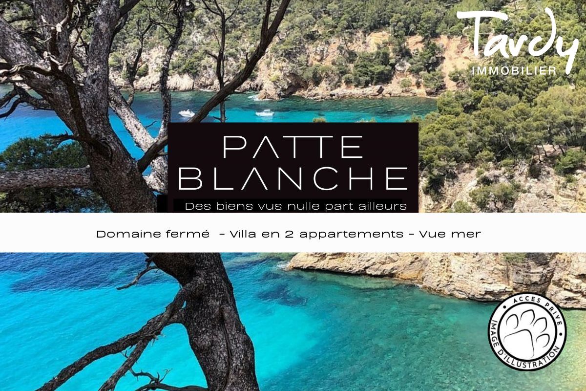 Villa en 2 apparts. Vue mer - Domaine priv - 83270 SAINT CYR SUR MER  - Saint-Cyr-sur-Mer - Villa 2 appartements vue mer - 83270 Saint Cyr sur Mer