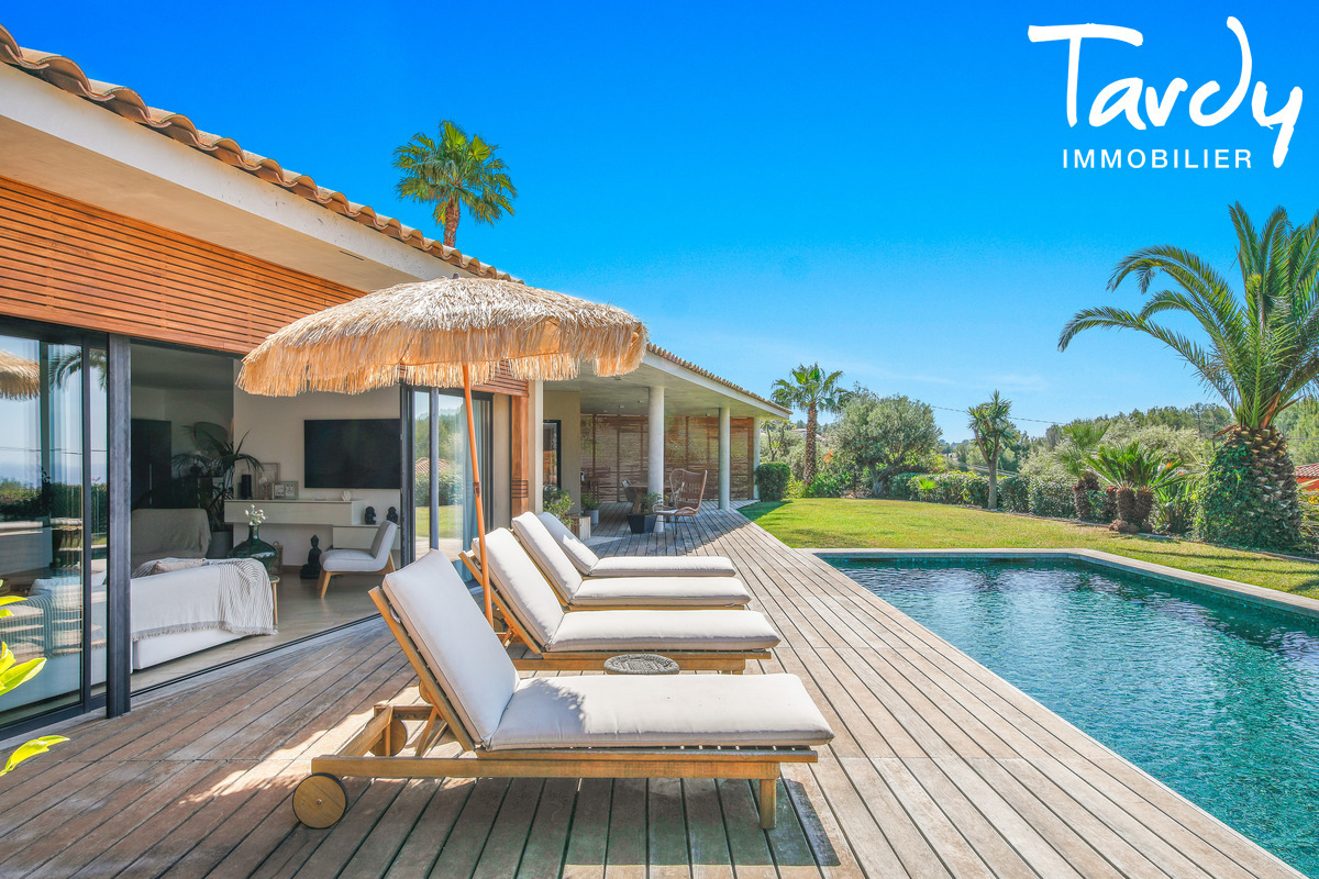 Villa Vue Mer plain-pied - 83150 BANDOL - Bandol - Contemporaine - Vue mer  83150 Bandol