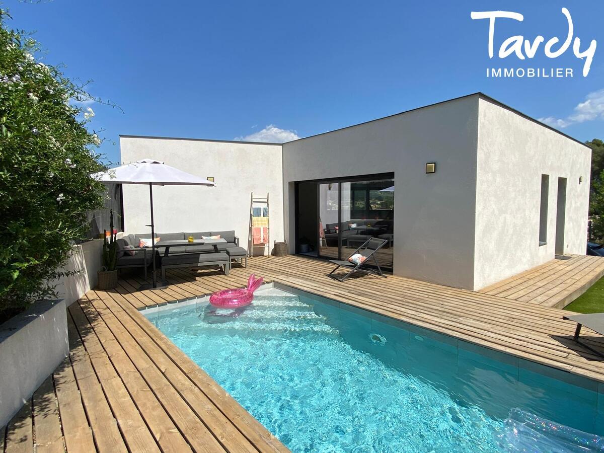 Villa contemporaine avec piscine St Cyr Sur Mer  - Saint-Cyr-sur-Mer - villa sans entretien - st cyr sur mer 83270 Tardy Immobilier