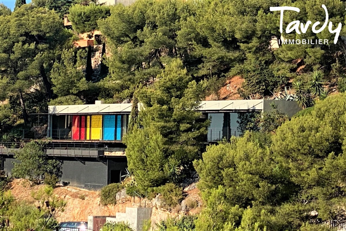 Contemporaine d'architecte vue mer - 83200 TOULON - Toulon - maison d'architecte - Toulon - Tardy Immobilier