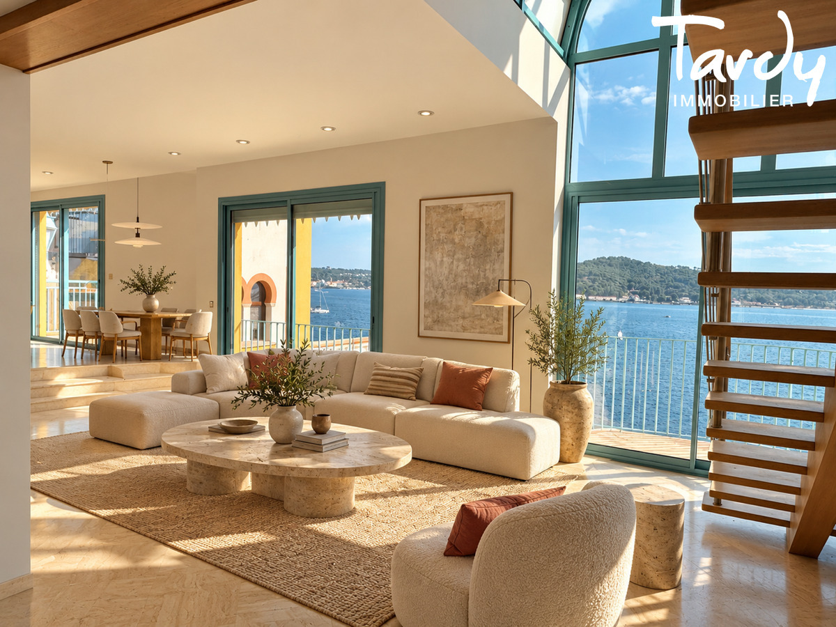 Attique avec jardin face � la mer - 83500 TAMARIS SUR MER - Tamaris sur Mer - attique face � la mer Tardy Immobilier