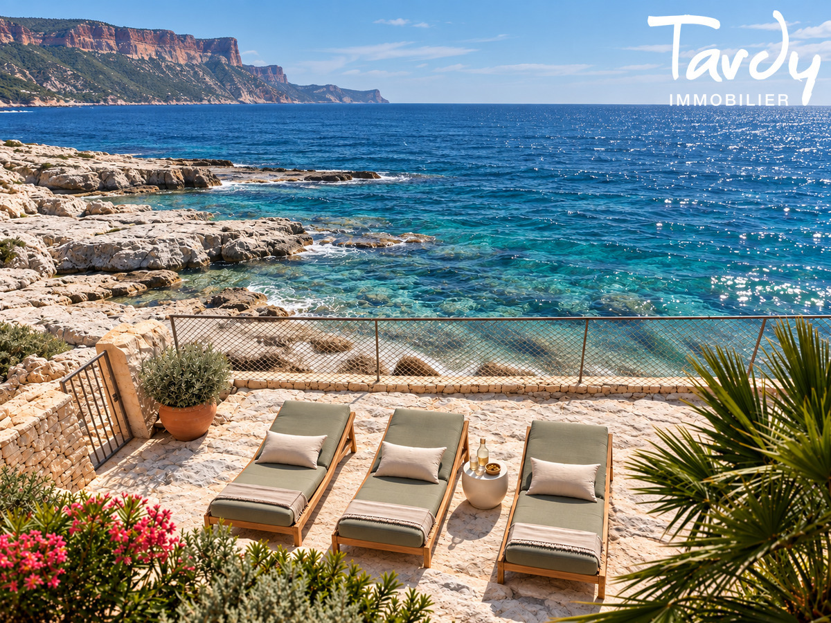 Propri�t� les Pieds dans l'eau - 13260 CASSIS - Cassis - Pieds dans l'eau Cassis 13260 Tardy Immobilier